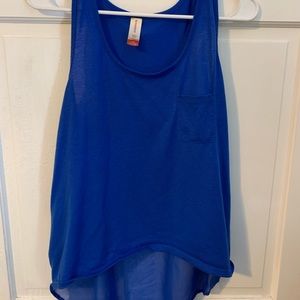 Blue Tank Top